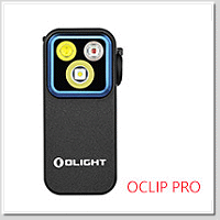 OLIGHT OCLIP PRO 500流明泛聚光轉盤切換夾燈 - (黑色)