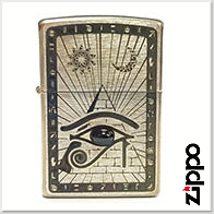 Zippo日系 エジプト神話ファラオ(Horus)埃及神話 - 縞瑪瑙-荷魯斯防風打火機